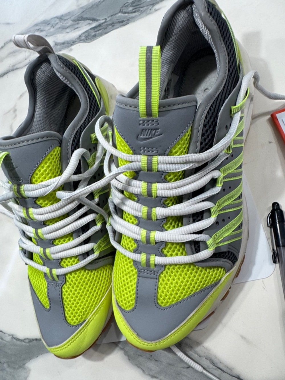 Nike Women's Neon Lime & Gray Athletic Sneakers
